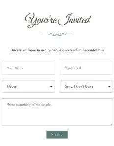 legatura cu invitatii